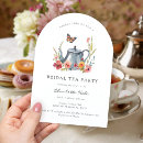 Search for tea time bridal shower invitations Teapot