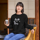 Search for faith over fear clothing Graphic
