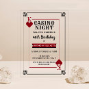 Search for playing cards birthday invitations Modern
