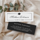 Search for high school student business cards Simple