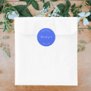 Search for royal blue wedding stickers Thank you