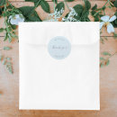 Search for powder blue wedding stickers Thank you