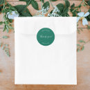 Search for emerald wedding stickers Thank you