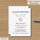 Search for luxury event invitations Grand opening