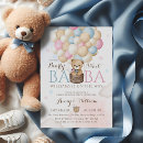 Search for brown gender reveal invitations Blue or pink