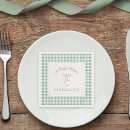 Search for green and white checkered napkins Classic