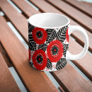 Search for red poppy mugs Botanical