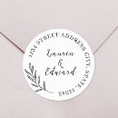 Search for save the date address stickers Rustic