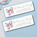 Search for gender reveal return address labels Pink and blue