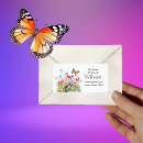 Search for butterflys return address labels Whimsical