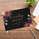 Search for burgundy guest books Elegant