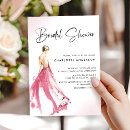 Search for bride gown invitations Script calligraphy