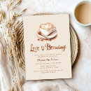 Search for cappuccino invitations Watercolor