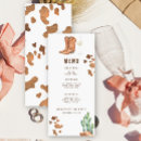 Search for cowboy wedding menus Rodeo