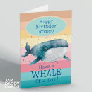 Search for whale birthday cards Cute