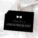 Search for groomsman cards Bowtie
