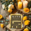 Search for brown rsvp cards Unique