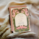 Search for art nouveau wedding invitations Botanical