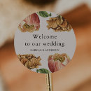 Search for welcome to the wedding stickers Botanical