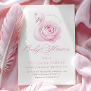 Search for swan baby shower invitations Floral