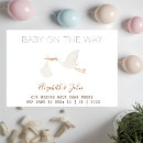 Search for stork birth announcement cards Watercolor