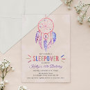 Search for boho dream catcher invitations Sleepover
