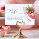 Search for fruit cards invites Baby girl