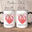 Search for strawberry birthday mugs For her