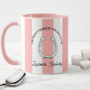 Search for horse shoe mugs Pink