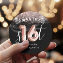 Search for pink black sweet 16 stickers Modern