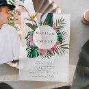 Search for paradise wedding invitations Elegant