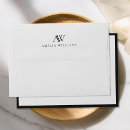 Search for black and white envelopes Modern