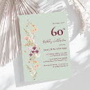 Search for green surprise 60th birthday invitations Elegant