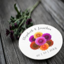 Search for floral wedding coasters Purple