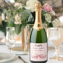 Search for bridal shower wine labels Blush pink