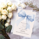 Search for blue and silver christening invitations Elegant