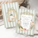 Search for floral baby shower invitations Vintage