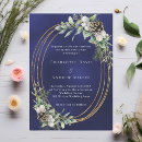 Search for a frame invitations Navy blue