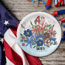 Search for 4th of july paper plates Watercolor