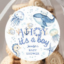 Search for nautical baby shower thank you stickers Sailor