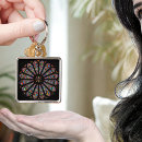 Search for gothic rose key rings Black