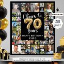 Search for 70th birthday posters Modern