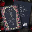 Search for gothic rose invitations Hallowedding