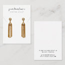 Search for earring card template display cards Handmade designer stylish modern