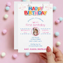 Search for candy 1st birthday invitations Summer