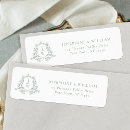 Search for traditional return address labels Sage green