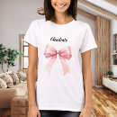 Search for pink bow tshirts Cute
