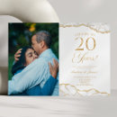 Search for 20th anniversary invitations Cheers to 20 years