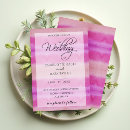 Search for shades of pink invitations Watercolor