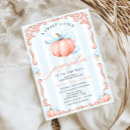 Search for fall baby boy shower invitations Pumpkin